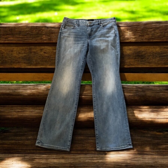 WHBM Curvy Mid-Rise Everyday Soft Boot Jeans size 14 - Picture 4 of 12